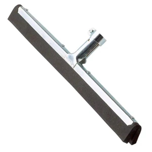 Ettore 18 in. Wipe-N-Dry Dual Rubber Floor Squeegee, Black (12-Pack)