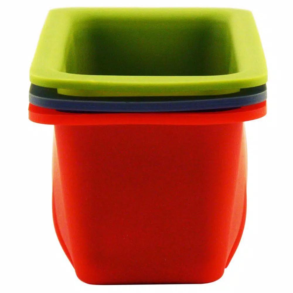 Starfrit Silicone Mini Loaf Pans, Set of 3, Rectangle Shape