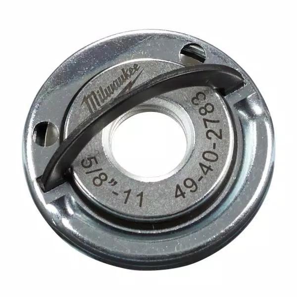 Milwaukee Fixtec Tool-Free Grinder Flange Nut for 5/8"-11 Spindles