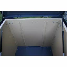 Unbranded TuffBoxx BRUIN Series 100 Gallon Bear-Proof Galvanized Metal Trash Can, Beige thumbnail 6