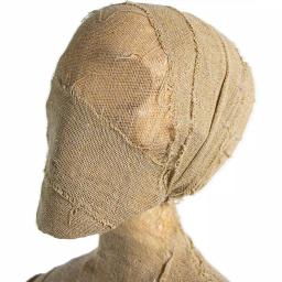 Haunted Hill Farm 5 ft. Standing Wrapped Mummy Halloween Prop thumbnail 6
