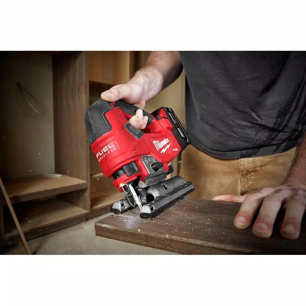 Milwaukee M18 FUEL 18-Gauge Brad Nailer, Jig Saw, and Compact Router 3-Tool Combo Kit