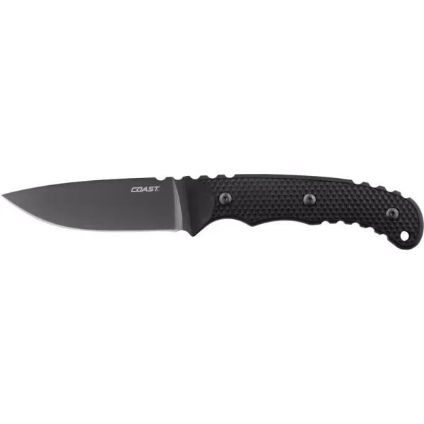 Coast F402 Full-Tang 4 in. Stainless Steel Fixed Blade Utility and Hunting Knife