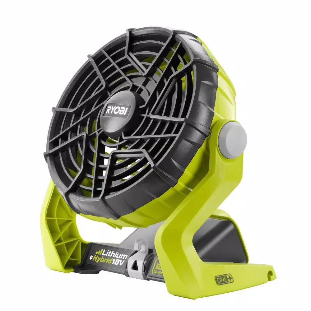 RYOBI 18V ONE+ Hybrid Bluetooth Stereo and Portable Fan Combo Kit (Tools Only)