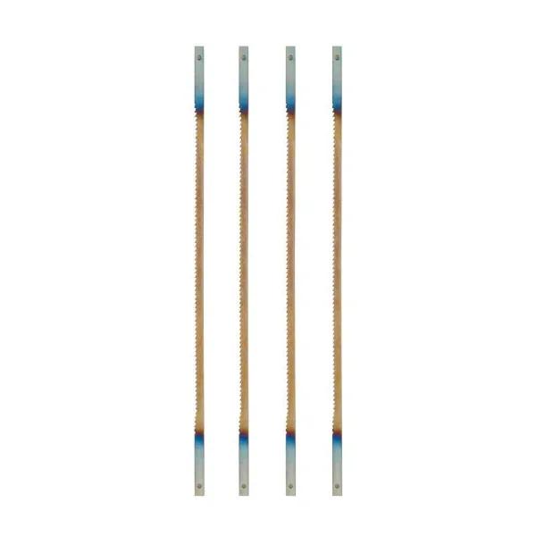 RYOBI 4-Piece Regular Tooth Scroll Saw Blades, 20 TPI, High Carbon Steel