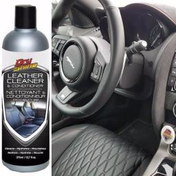 Dry Shine Leather Cleaner and Conditioner 12.7 oz. with 2-Pack Microfiber Towels thumbnail 6