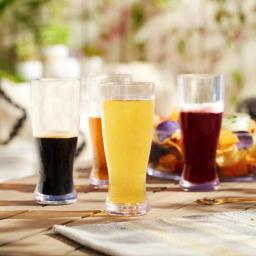 Libbey Indoors Out 4-Piece Break-Resistant Tritan Pilsner Glass Set, 14 oz thumbnail 2