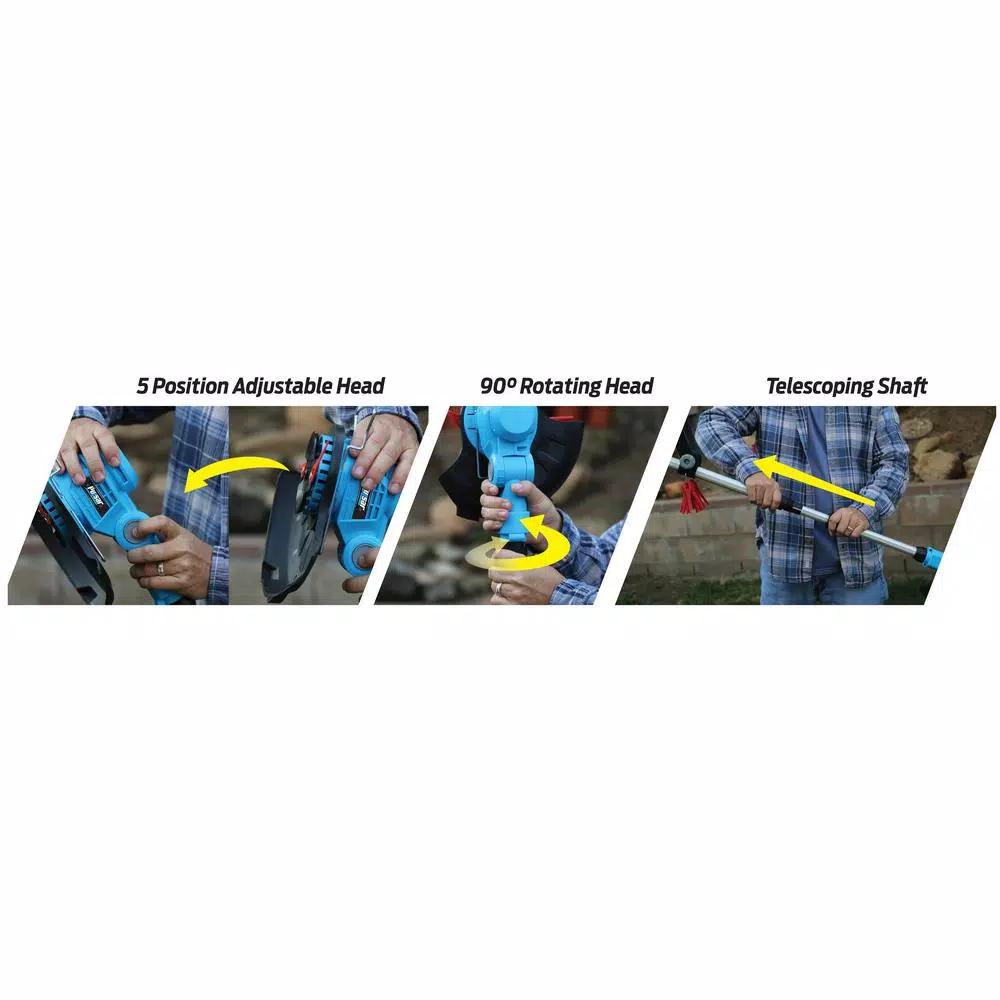 Pulsar PTG2010 20V Cordless 10 in. Grass Trimmer Kit with 2.0 Ah Battery and Charger