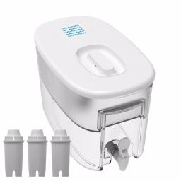 DRINKPOD Alkaline Water Dispenser 2.4 Gal. Countertop System, 3-Pack with 3 Filters thumbnail 1