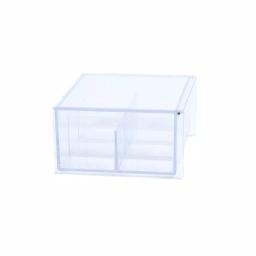 Mind Reader Clear Acrylic 6-Compartment Tea Bag Organizer and Pantry Storage Container with Lid thumbnail 2