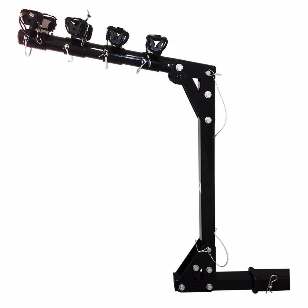 Detail K2 4-Bike Capacity Hitch Mounted Bike Rack with 1-1/4 in. Adapter, 100 lb. Capacity
