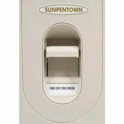 SPT 22 lb. Capacity Rice Dispenser with 1-Cup One-Touch Operation, White thumbnail 4