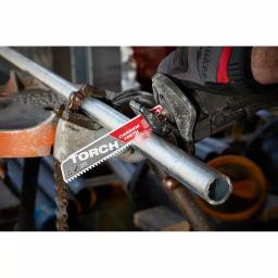 Milwaukee 6 in. 7 TPI The TORCH Carbide & Nitrus Carbide Reciprocating Saw Blade 4-Pack thumbnail 8