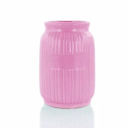 MegaChef 9-Piece Pink Silicone and Wood Kitchen Utensil Set with Ceramic Holder thumbnail 3