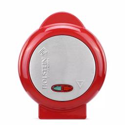 HOLSTEIN HOUSEWARES Holstein 4-Egg Red and Stainless Steel 2-Section Omelette Maker thumbnail 2