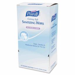 PURELL Cottony Soft Sanitizing Cleaning Wipes, 120-Count thumbnail 2