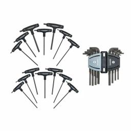 Husky 40-Piece SAE and Metric T-Handle and Long Arm Hex Key Set thumbnail 1
