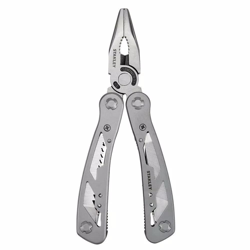 Stanley 12-in-1 Multi-Tool with Nylon Holster, Stainless Steel Hand Tool