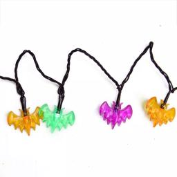 Northlight 4.75 in. LED Multi-Color Bat Halloween String Lights, 10-Set thumbnail 1