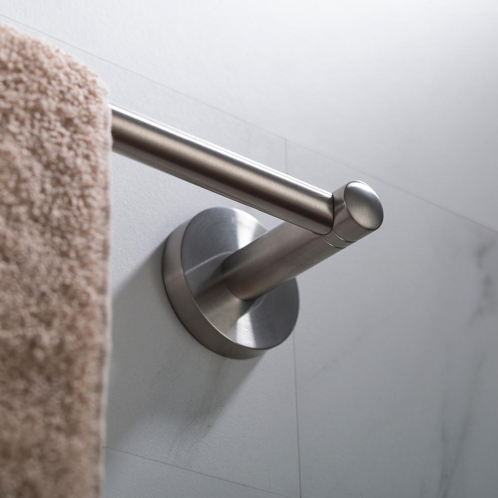 Kraus Elie 24 in. Single Towel Bar, Brushed Nickel