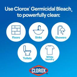 Clorox Concentrated Germicidal Bleach, 121 oz (2-Pack) thumbnail 6