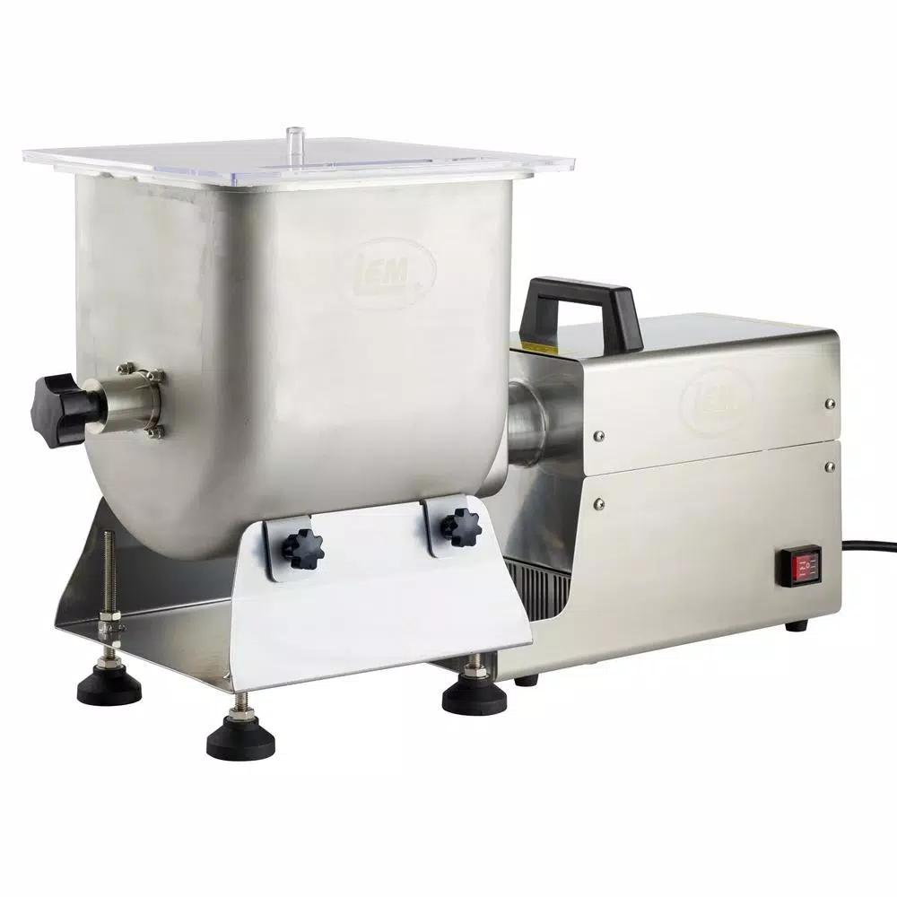 LEM Big Bite 50 lb. Stainless Steel Meat Mixer Attachment for #12 Head Grinders or Larger