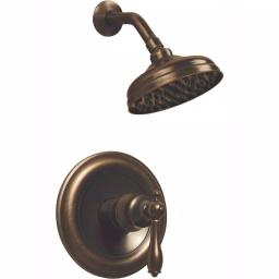 Glacier Bay Estates Single-Handle 1-Spray Shower Faucet in Heritage Bronze (Valve Included) thumbnail 1