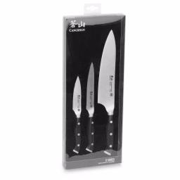 Cangshan D Series 3-Piece Stainless Steel Knife Set - Full Tang Forged Kitchen Knives thumbnail 5