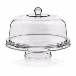 Libbey Selene 2-Piece 6-in-1 Versatile Glass Server and Appetizer Tray Set thumbnail 1