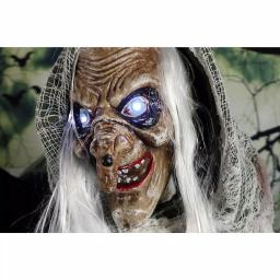 Haunted Hill Farm 5 ft. Animatronic Talking Evil Witch Halloween Prop thumbnail 4