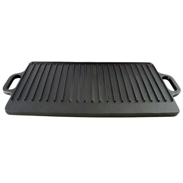 General Store Addlestone Cast Iron Reversible Griddle with Handles, 17 x 13 in.