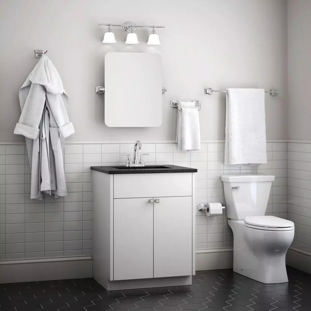Delta Portwood 6 in. Double Hand Towel Bar, Polished Chrome