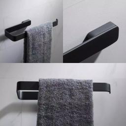 KRAUS Stelios Matte Black Solid Brass Hand Towel Ring thumbnail 4