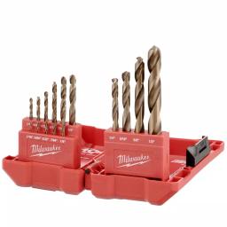 Milwaukee SHOCKWAVE Titanium Step Bit & Cobalt RED HELIX Drill Bit Set, 18-Piece thumbnail 11