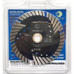 Whirlwind USA 5 in. Turbo Segmented Diamond Saw Blade for Granite, Marble, and Concrete thumbnail 3