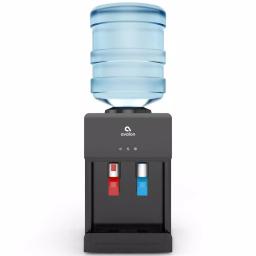 Avalon Countertop Top Loading Water Cooler Dispenser, Hot & Cold, Black thumbnail 1