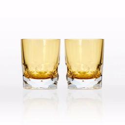 Rolf Glass Vienna 7 oz. Amber Old-Fashioned Glass Set (Set of 2) thumbnail 1