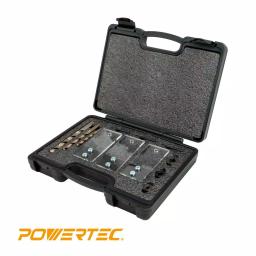 POWERTEC Ultimate Doweling Jig Kit with Cobalt Drill Bits and Hardshell Case thumbnail 2