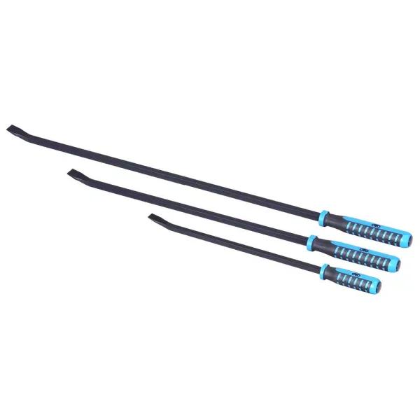 Bosch Heavy-Duty 3-Piece Long Handled Pry Bar Set, Tempered Steel