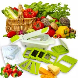 MegaChef 8-in-1 Multi-Use Slicer Dicer and Chopper with Interchangeable Blades and Bonus Peeler thumbnail 4