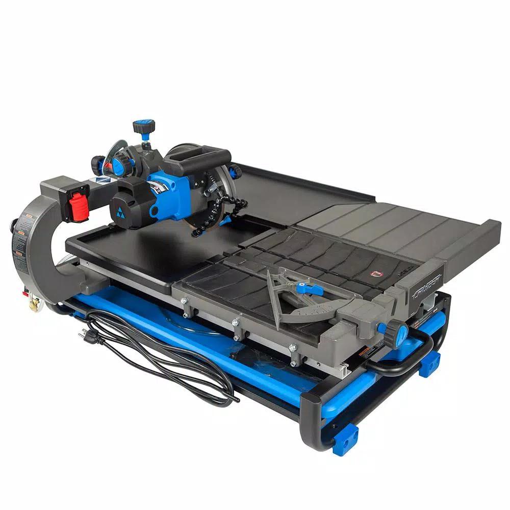 Delta Cruzer 7 in. Wet Tile Saw with Portable Folding Stand, 13 Amp, 24 in. Rip Capacity