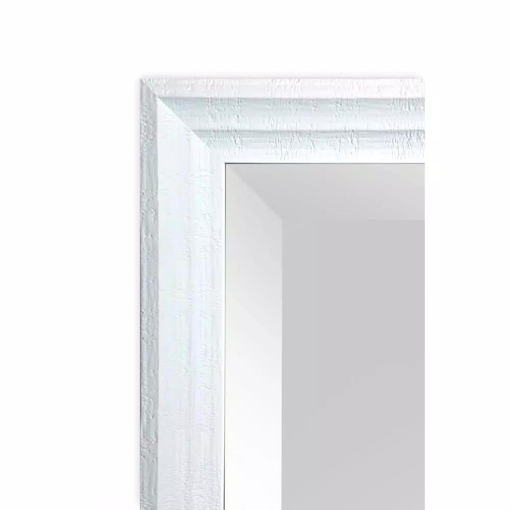 Alpine Art & Mirror Natural White Beveled Glass Accent Mirror, 24 x 36 in.