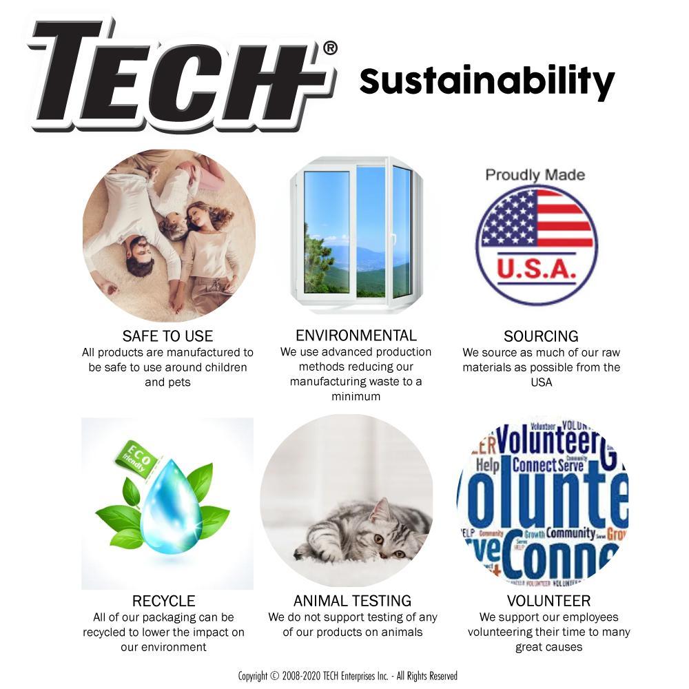 TECH Stain Remover, 128 oz. Liquid Fabric & Carpet Cleaner