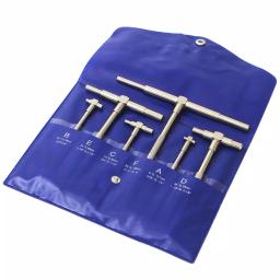 Stark 6-Piece Telescoping Gauge Set, 5/16 in. to 6 in. Precision T-Bore Hole Caliper thumbnail 2