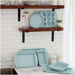 Wilton Texturra Performance 7-Piece Non-Stick Textured Bakeware Set, Blue thumbnail 5
