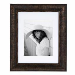 Kate and Laurel Aldridge 11 x 14 Bronze Picture Frame Set of 2 with 8 x 10 White Mat thumbnail 2