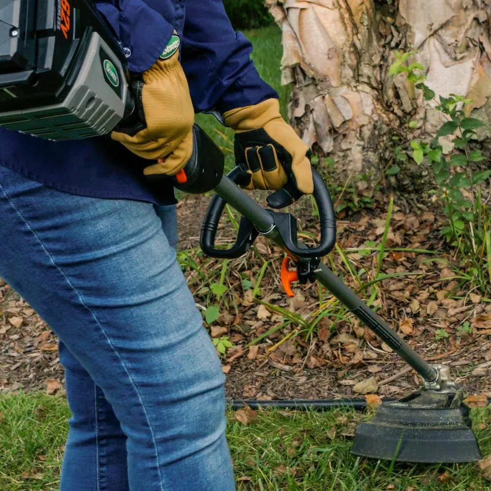 Scotts 62V Lithium-Ion Cordless String Trimmer with 2.5 Ah Battery and Charger, 15 in. Cutting Width