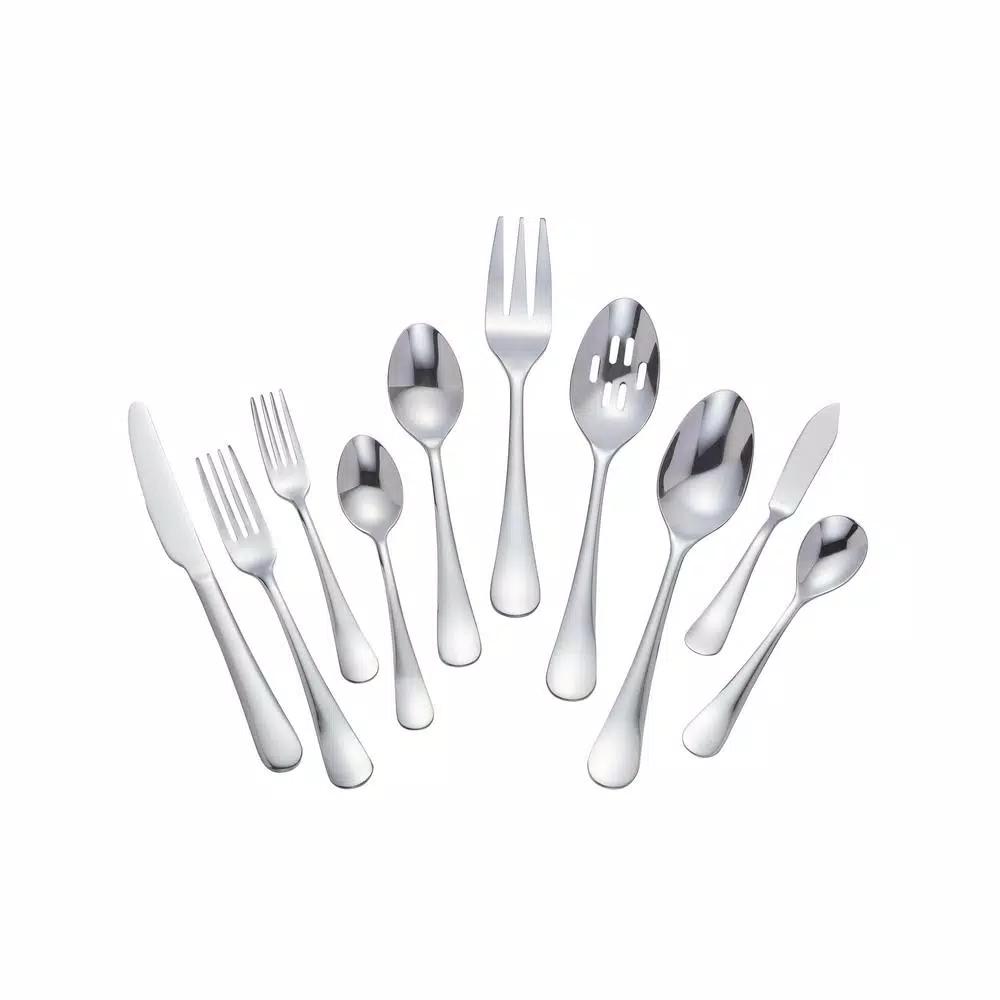 Home Decorators Collection Maywood 45-Piece Stainless Steel Flatware Set, Service for 8