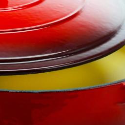 Crock-Pot Artisan 5 Qt. Enameled Cast Iron Braiser Pan with Self-Basting Lid, Red thumbnail 3