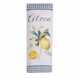 Certified International Citron 16 in. Stoneware Rectangular Platter, Multi-Colored Lemon Design thumbnail 1